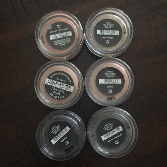 bareMinerals Other - 6 BareMinerals Large Loose Eyeshadow Pigments
